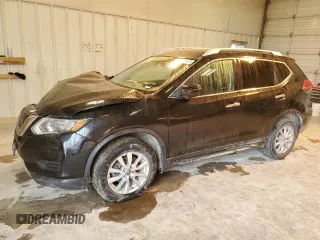 2017 Nissan Rogue SV with VIN KNMAT2MV0HP587557, listed as a Copart auction lot 44747515 with 151,375 mi miles and Salvage Title. Bid and sale history available at carsss.com. Image 1.