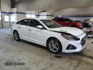 2018 Hyundai Sonata Sport with VIN 5NPE34AF1JH701108, listed as a Copart auction lot 53298305 with 113,678 mi miles and Salvage Title. Bid and sale history available at carsss.com. Image 4.
