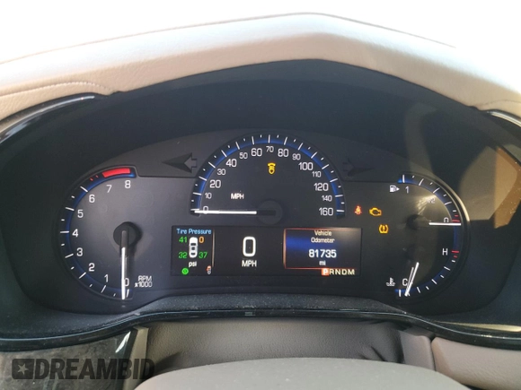 2014 Cadillac CTS Luxury RWD with VIN 1G6AR5S39E0173752, listed as a Copart auction lot 42184495 with 81,735 mi miles and Salvage Title. Bid and sale history available at carsss.com. Image 9.