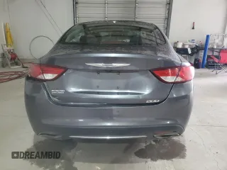 2015 Chrysler 200 Limited with VIN 1C3CCCAG0FN634135, listed as a Copart auction lot 81250584 with 0 mi miles and Salvage Title. Bid and sale history available at carsss.com. Image 6.