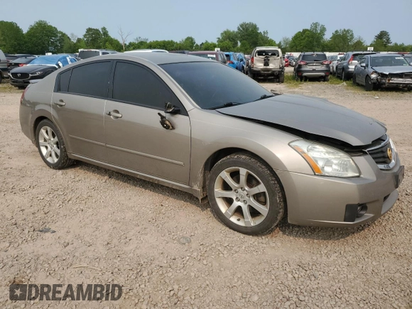 2007 Nissan Maxima SE z VIN 1N4BA41E67C812828, wystawiony jako Copart lot #59537265 z przebiegiem 106 987 mil mil oraz Szkoda całkowita • Salvage title. Historia ofert i sprzedaży dostępna na DreamBid. Obrazek 4.
