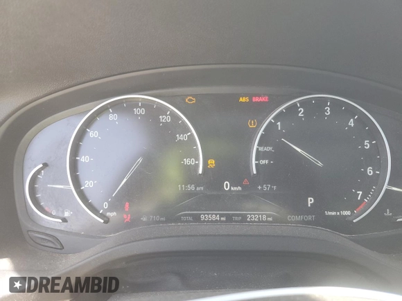 2019 BMW X3 sDrive30i with VIN 5UXTR7C52KLR52775, listed as a Copart auction lot 49080645 with 93,584 mi miles and Salvage Title. Bid and sale history available at carsss.com. Image 9.