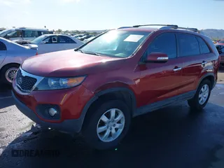 2011 Kia Sorento LX with VIN 5XYKT4A15BG026377, listed as a IAAI auction lot 41826450 with 152,169 mi miles. Bid and sale history available at carsss.com. Image 17.