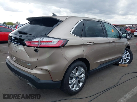 2020 Ford Edge Titanium with VIN 2FMPK3K98LBB41063, listed as a IAAI auction lot 42204966 with 40,808 mi miles and . Bid and sale history available at DreamBid. Image 4.