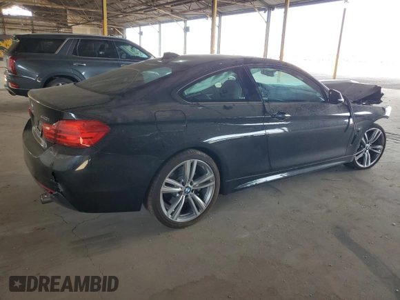 2017 BMW 4 Series 440i with VIN WBA4P1C52HK522572, listed as a Copart auction lot 66206474 with 70,384 mi miles and Salvage Title. Bid and sale history available at carsss.com. Image 3.