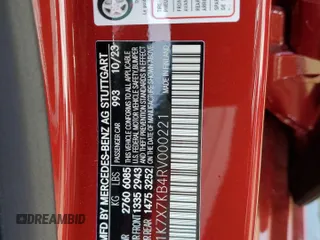 2024 Mercedes-Benz AMG GT 63 S E Performance с VIN W1K7X7KB4RV000221, выставлен на аукционе Copart как лот 66413234 с пробегом 407 миль миль и Списание • Salvage title. История ставок и продаж доступна на DreamBid. Изображение 14.