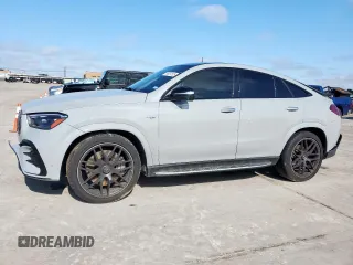 2024 Mercedes-Benz GLE 53 AMG with VIN 4JGFD6BB4RB146091, listed as a Copart auction lot 55881505 with 22,726 mi miles and Salvage title. Bid and sale history available at DreamBid. Image 1.