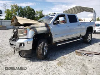 2018 GMC Sierra 2500HD SLT with VIN 1GT12TEY7JF225108, listed as a Copart auction lot 66144843 with Not provided miles and Salvage title. Bid and sale history available at DreamBid. Image 1.