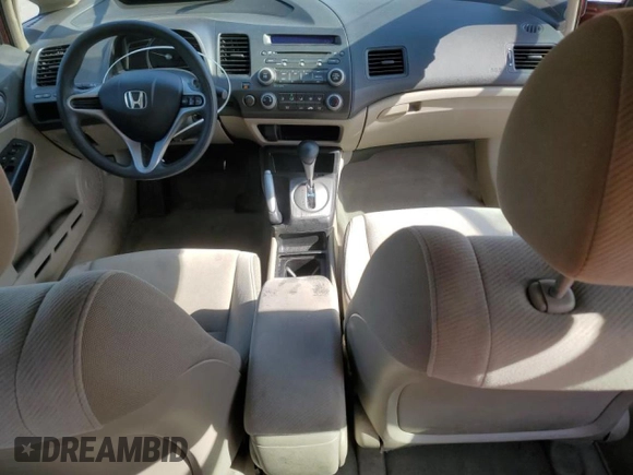 2011 Honda Civic LX with VIN 19XFA1F56BE026953, listed as a Copart auction lot 53395815 with 167,591 mi miles and Salvage Title. Bid and sale history available at DreamBid. Image 8.