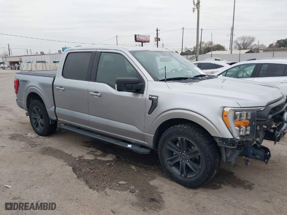 2021 Ford F-150 XL with VIN 1FTEW1C85MFB53536, listed as a IAAI auction lot 41343773 with 101,407 mi miles. Bid and sale history available at carsss.com. Image 1.