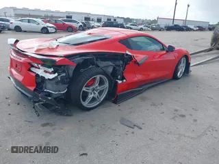 2023 Chevrolet Corvette 2LT with VIN 1G1YB2D47P5100608, listed as a IAAI auction lot 42103534 with 19,694 mi miles and . Bid and sale history available at DreamBid. Image 4.