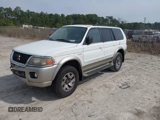 2000 Mitsubishi Montero Sport LS with VIN JA4LS31H3YP019510, listed as a IAAI auction lot 41795000 with 1 mi miles. Bid and sale history available at carsss.com. Image 2.