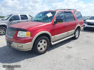 2005 Ford Expedition Eddie Bauer with VIN 1FMPU175X5LA40873, listed as a IAAI auction lot 42017353 with 216,737 mi miles. Bid and sale history available at carsss.com. Image 2.