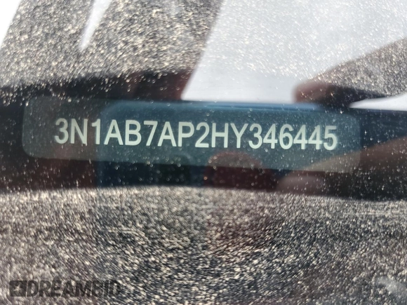2017 Nissan Sentra SL с VIN 3N1AB7AP2HY346445, выставлен на аукционе Copart как лот 51372165 с пробегом 128 039 миль миль и Списание • Salvage title. История ставок и продаж доступна на DreamBid. Изображение 12.