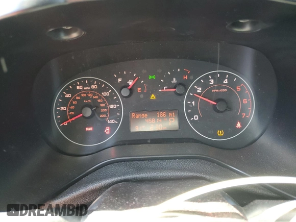2019 Ram ProMaster City Cargo Tradesman SLT with VIN ZFBHRFBB5K6M28109, listed as a Copart auction lot 57772054 with 45,814 mi miles and Salvage title. Bid and sale history available at DreamBid. Image 9.