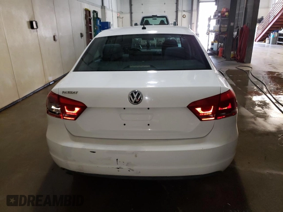 2013 Volkswagen Passat S with VIN 1VWAP7A34DC086352, listed as a Copart auction lot 47503005 with 121,106 mi miles and Clean title. Bid and sale history available at DreamBid. Image 6.
