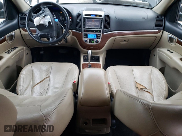 2009 Hyundai Santa Fe SE with VIN 5NMSH73E19H253634, listed as a Copart auction lot 82956834 with 171,624 mi miles and Salvage title. Bid and sale history available at DreamBid. Image 8.