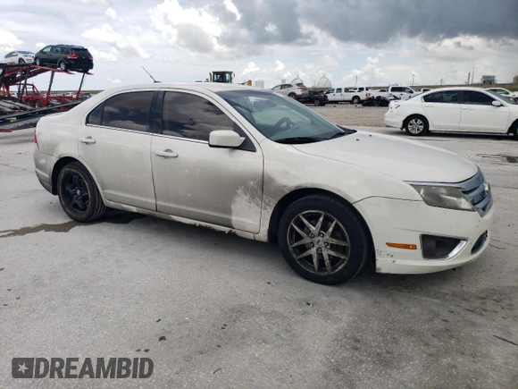 2012 Ford Fusion SEL with VIN 3FAHP0JG5CR295195, listed as a Copart auction lot 62272885 with 177,193 mi miles and Salvage title. Bid and sale history available at DreamBid. Image 4.