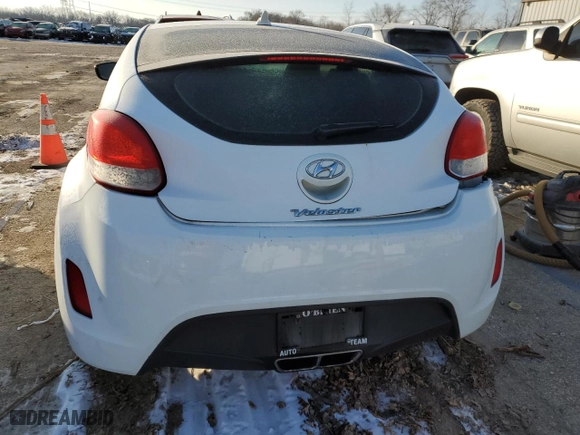 2013 Hyundai Veloster w/Black Int with VIN KMHTC6AD3DU125416, listed as a Copart auction lot 41410175 with 77,546 mi miles and Salvage Title. Bid and sale history available at carsss.com. Image 6.