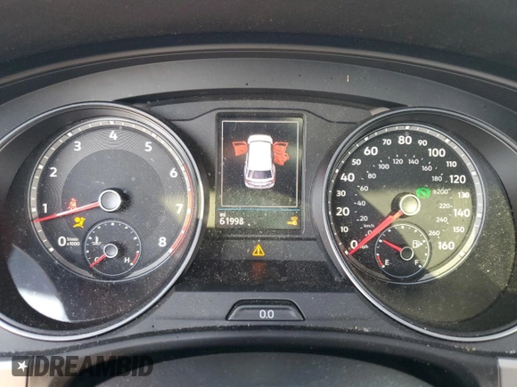 2021 Volkswagen Atlas SE with VIN 1V2PE2CA6MC229995, listed as a Copart auction lot 53197635 with 61,998 mi miles and Salvage title. Bid and sale history available at DreamBid. Image 9.