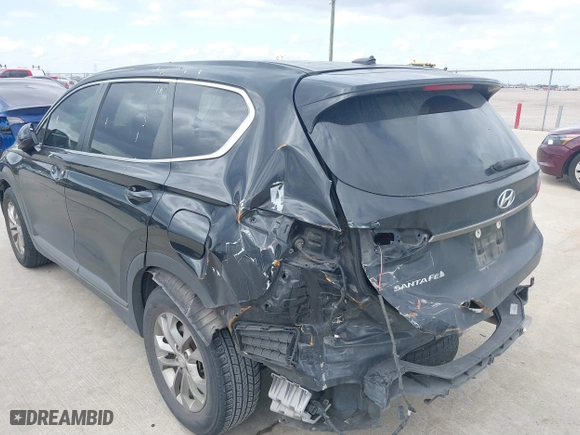 2019 Hyundai Santa Fe SE with VIN 5NMS23AD1KH074388, listed as a IAAI auction lot 41539007 with 123,570 mi miles. Bid and sale history available at carsss.com. Image 6.