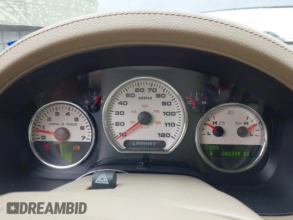 2004 Ford F-150 XLT with VIN 1FTPW14514KD30054, listed as a IAAI auction lot 41440735 with 202,340 mi miles. Bid and sale history available at carsss.com. Image 7.