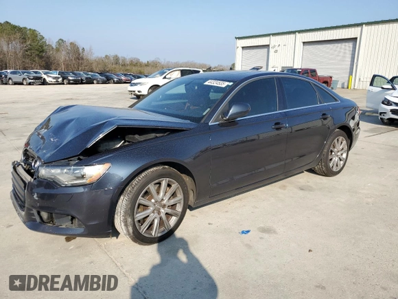 2015 Audi A6 2.0T Premium with VIN WAUCFAFC5FN008445, listed as a Copart auction lot 44324535 with 130,515 mi miles and Salvage Title. Bid and sale history available at carsss.com. Image 1.