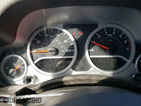 2010 Jeep Wrangler Unlimited Sahara with VIN 1J4BA5H10AL122366, listed as a Copart auction lot 44161285 with 155,108 mi miles and Salvage Title. Bid and sale history available at carsss.com. Image 9.