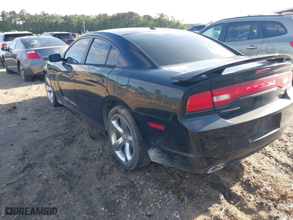 2014 Dodge Charger RT with VIN 2C3CDXCTXEH337797, listed as a IAAI auction lot 41964687 with 102,659 mi miles. Bid and sale history available at carsss.com. Image 3.