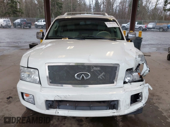 2007 Infiniti QX56 with VIN 5N3AA08C27N806504, listed as a IAAI auction lot 41484226 with 202,943 mi miles. Bid and sale history available at carsss.com. Image 12.