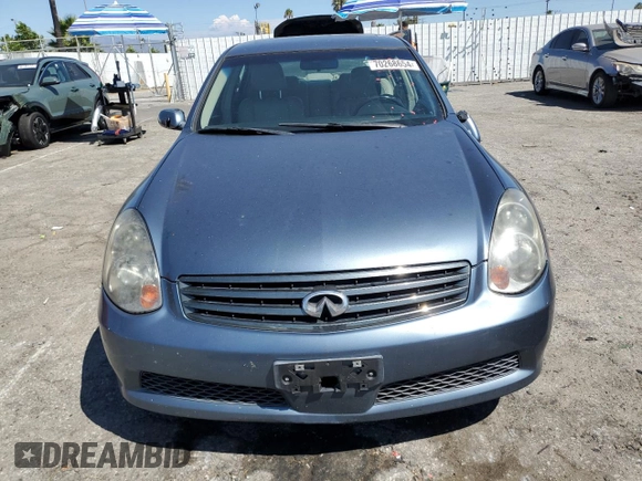 2006 Infiniti G35 with VIN JNKCV51E16M505714, listed as a Copart auction lot 70268654 with 75,549 mi miles and Salvage Title. Bid and sale history available at DreamBid. Image 5.