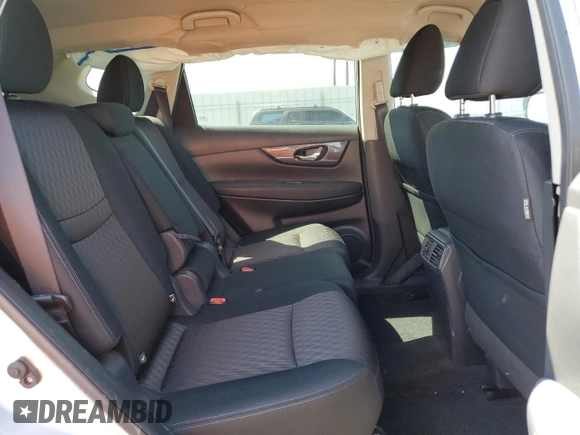 2017 Nissan Rogue SV with VIN KNMAT2MV4HP588324, listed as a Copart auction lot 61448755 with 43,596 mi miles and Salvage title. Bid and sale history available at DreamBid. Image 11.