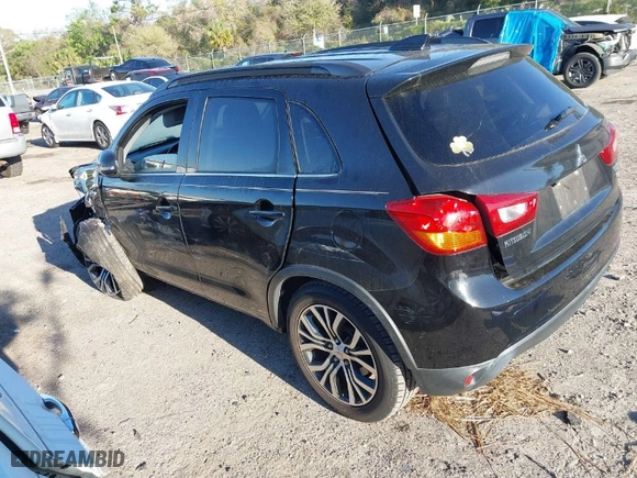 2017 Mitsubishi Outlander Sport SEL 2.4 with VIN JA4AR4AW6HZ017584, listed as a IAAI auction lot 41764208 with 90,604 mi miles. Bid and sale history available at carsss.com. Image 3.