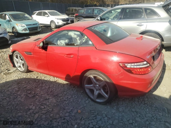 2012 Mercedes-Benz SLK-Class SLK 350 with VIN WDDPK5HAXCF005815, listed as a Copart auction lot 78634034 with 0 mi miles and Salvage Title. Bid and sale history available at carsss.com. Image 2.