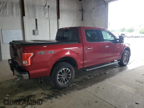 2016 Ford F-150 XLT with VIN 1FTEW1EG2GKF93746, listed as a Copart auction lot 57030625 with 124,989 mi miles and Salvage title. Bid and sale history available at DreamBid. Image 3.