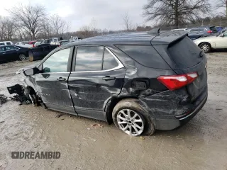 2021 Chevrolet Equinox LT with VIN 2GNAXTEV7M6125264, listed as a Copart auction lot 46973595 with Not Provided miles and Salvage Title. Bid and sale history available at DreamBid. Image 2.
