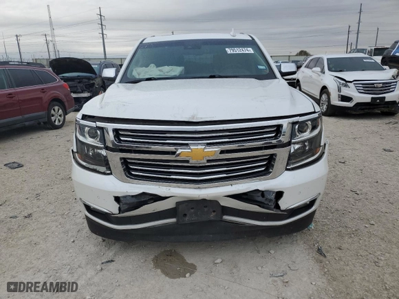 2017 Chevrolet Suburban Premier with VIN 1GNSCJKC3HR380897, listed as a Copart auction lot 79512474 with 121,928 mi miles and Salvage Title. Bid and sale history available at carsss.com. Image 5.