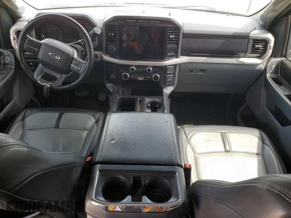 2022 Ford F-150 XL with VIN 1FTFW1E55NFA77499, listed as a Copart auction lot 48509815 with 98,143 mi miles and Salvage Title. Bid and sale history available at DreamBid. Image 8.