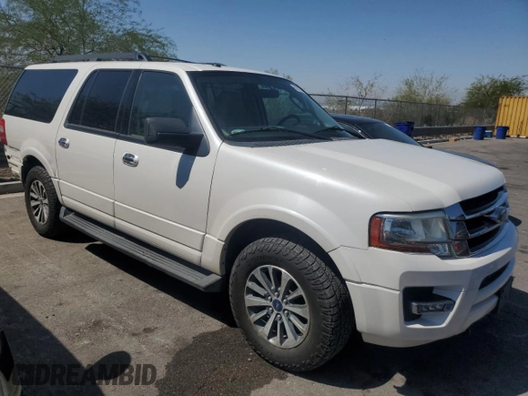 2015 Ford Expedition Max XLT with VIN 1FMJK1JT9FEF38734, listed as a Copart auction lot 62610365 with 154,764 mi miles and Salvage title. Bid and sale history available at DreamBid. Image 4.