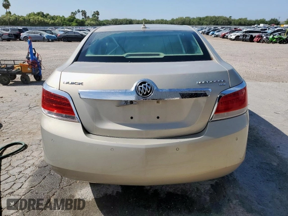2010 Buick LaCrosse CXL with VIN 1G4GC5EG0AF162925, listed as a Copart auction lot 65656945 with 168,892 mi miles and Clean title. Bid and sale history available at DreamBid. Image 6.