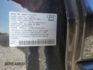 2012 Audi Q7 3.0L TDI Premium Plus with VIN WA1LMAFE4CD008765, listed as a Copart auction lot 77211364 with 147,020 mi miles and Clean Title. Bid and sale history available at carsss.com. Image 16.