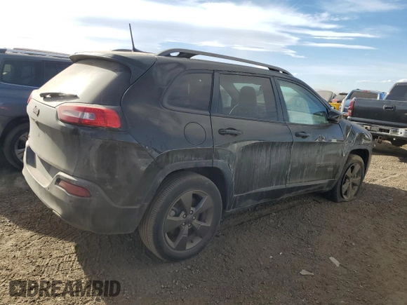 2016 Jeep Cherokee 75th Anniversary with VIN 1C4PJMCB0GW289145, listed as a Copart auction lot 83465164 with 60,734 mi miles and Salvage Title. Bid and sale history available at carsss.com. Image 3.