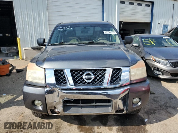 2009 Nissan Titan SE with VIN 1N6BA07D69N306356, listed as a Copart auction lot 63165873 with 126,758 mi miles and Salvage Title. Bid and sale history available at carsss.com. Image 5.