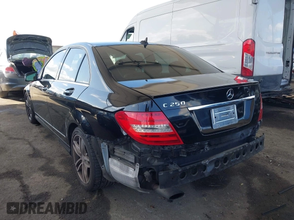 2012 Mercedes-Benz C-Class C 250 Sport with VIN WDDGF4HBXCA721697, listed as a IAAI auction lot 41916188 with 188,891 mi miles. Bid and sale history available at carsss.com. Image 3.