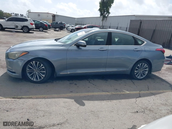 2016 Hyundai Genesis 3.8L with VIN KMHGN4JE3GU132363, listed as a IAAI auction lot 41551013 with 167,739 mi miles. Bid and sale history available at carsss.com. Image 14.
