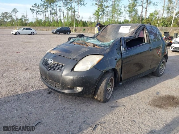 2007 Toyota Yaris with VIN JTDJT923775090204, listed as a IAAI auction lot 41876894 with 1 mi miles. Bid and sale history available at carsss.com. Image 2.