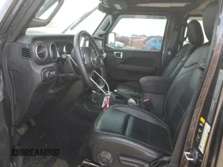 2021 Jeep Wrangler Unlimited Sahara High Altitude with VIN 1C4HJXEM5MW599937, listed as a Copart auction lot 71797814 with Not provided miles and Salvage title. Bid and sale history available at DreamBid. Image 7.