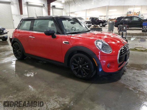 2021 MINI Hardtop Cooper with VIN WMWXR3C00M2N27769, listed as a Copart auction lot 41971375 with 154,596 mi miles and Salvage title. Bid and sale history available at DreamBid. Image 4.