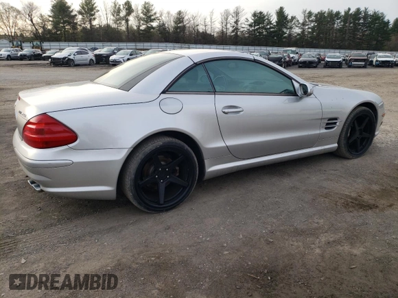 2003 Mercedes-Benz SL 500 z VIN WDBSK75F03F045545, wystawiony jako Copart lot #49281175 z przebiegiem 114 477 mil mil oraz Szkoda całkowita • Salvage title. Historia ofert i sprzedaży dostępna na DreamBid. Obrazek 3.