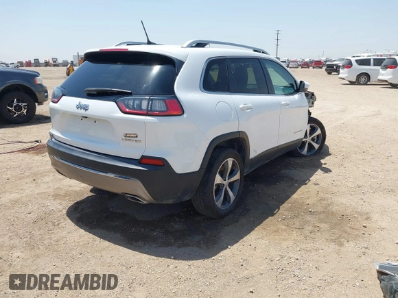 2021 Jeep Cherokee Limited with VIN 1C4PJLDX1MD232271, listed as a IAAI auction lot 42506739 with 45,993 mi miles and . Bid and sale history available at DreamBid. Image 4.